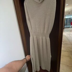 Splendid Elegant Beige Knit Dress